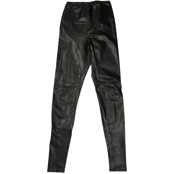 Aritzia Wilfred Free Daria Faux Leather Leggings Womens S Blogger Favorite Pants - Picture 1 of 10